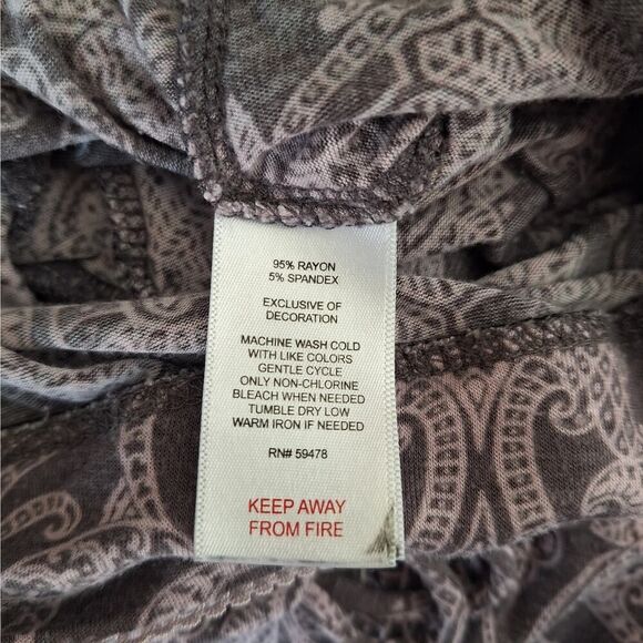 Cynthia Rowley Womens Leisure Pants Flare Moroccan Print Gypsy Hippie Boho Small - Picture 5 of 7